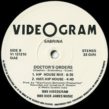 Load image into Gallery viewer, Sabrina : Doctor's Orders (12")