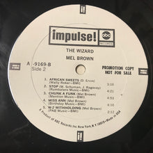 Load image into Gallery viewer, Mel Brown : The Wizard (LP, Album, Promo, W/Lbl)