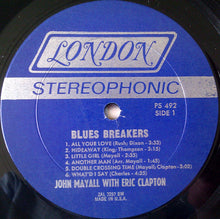 Load image into Gallery viewer, John Mayall With Eric Clapton : Blues Breakers (LP, Album, Bes)