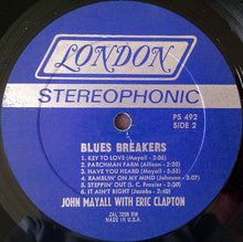 Load image into Gallery viewer, John Mayall With Eric Clapton : Blues Breakers (LP, Album, Bes)