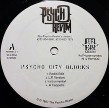 Load image into Gallery viewer, The Psycho Realm* : Psycho City Blocks / Confessions Of A Drug Addict (12", Promo)