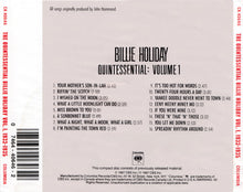 Load image into Gallery viewer, Billie Holiday : The Quintessential Billie Holiday (3xCD, Comp, RM + Box)