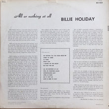 Load image into Gallery viewer, Billie Holiday : All Or Nothing At All (LP, Album, Mono, Dee)