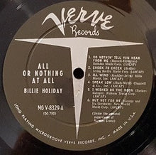 Load image into Gallery viewer, Billie Holiday : All Or Nothing At All (LP, Album, Mono, Dee)