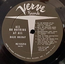 Load image into Gallery viewer, Billie Holiday : All Or Nothing At All (LP, Album, Mono, Dee)
