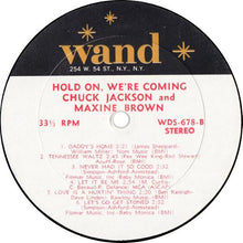 Load image into Gallery viewer, Chuck Jackson - Maxine Brown : Hold On We're Coming!! (LP, Album)