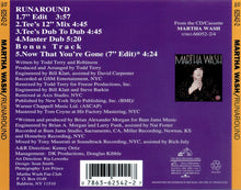 Load image into Gallery viewer, Martha Wash : Runaround (CD, Maxi)
