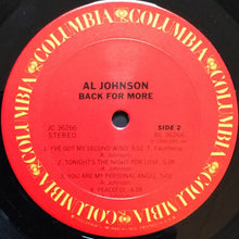 Load image into Gallery viewer, Al Johnson : Back For More (LP, Album)