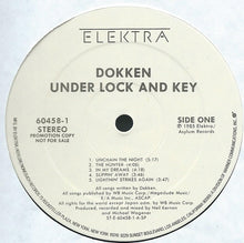 Load image into Gallery viewer, Dokken : Under Lock And Key (LP, Album, Promo)