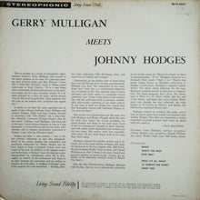 Load image into Gallery viewer, Gerry Mulligan & Johnny Hodges : Gerry Mulligan Meets Johnny Hodges (LP, RE)