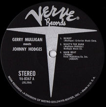 Load image into Gallery viewer, Gerry Mulligan & Johnny Hodges : Gerry Mulligan Meets Johnny Hodges (LP, RE)