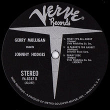 Load image into Gallery viewer, Gerry Mulligan & Johnny Hodges : Gerry Mulligan Meets Johnny Hodges (LP, RE)