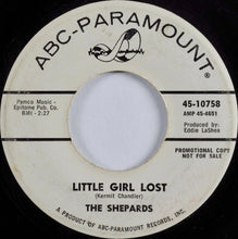 Load image into Gallery viewer, The Shepards* : Let Yourself Go / Little Girl Lost (7", Promo)