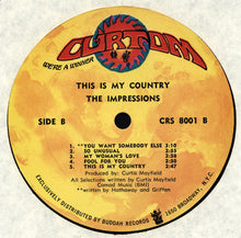 Load image into Gallery viewer, The Impressions : This Is My Country (LP, Album)