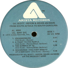 Load image into Gallery viewer, Gil Scott-Heron And Brian Jackson* : From South Africa To South Carolina (LP, Album, Gat)