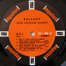 Load image into Gallery viewer, John Coltrane Quartet* : Ballads (LP, Album, RE, Typ)