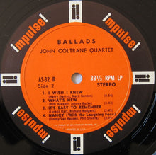 Load image into Gallery viewer, The John Coltrane Quartet : Ballads (LP, Album, RE, Typ)