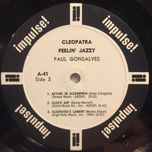 Load image into Gallery viewer, Paul Gonsalves : Cleopatra Feelin' Jazzy (LP, Mono, Promo)