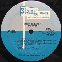 Load image into Gallery viewer, The Rimshots : Down To Earth (LP, Album, Mon)