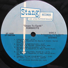 Load image into Gallery viewer, The Rimshots : Down To Earth (LP, Album, Mon)