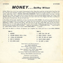 Load image into Gallery viewer, Delroy Wilson : Money (LP, Album, RE)