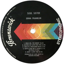 Load image into Gallery viewer, Erma Franklin : Soul Sister (LP, Album)