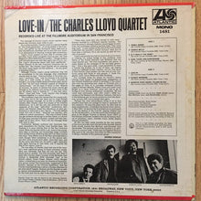 Load image into Gallery viewer, The Charles Lloyd Quartet : Love-In (LP, Mono, Promo)