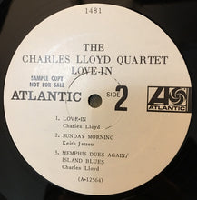 Load image into Gallery viewer, The Charles Lloyd Quartet : Love-In (LP, Mono, Promo)