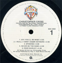 Load image into Gallery viewer, Christopher Cross : Christopher Cross (LP, Album, All)
