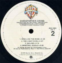 Load image into Gallery viewer, Christopher Cross : Christopher Cross (LP, Album, All)