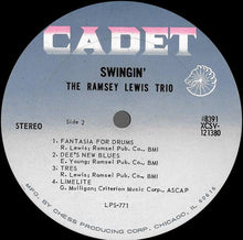 Load image into Gallery viewer, The Ramsey Lewis Trio : Swingin' (LP, Album)