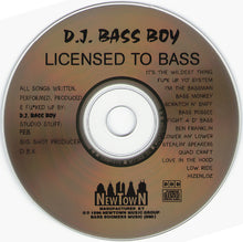 Load image into Gallery viewer, D.J. Bass Boy* : Licensed To Bass (CD, Album, Ltd, Gol)