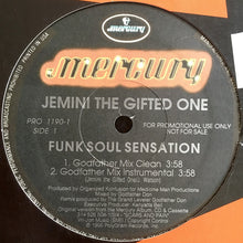 Load image into Gallery viewer, Jemini The Gifted One : Funk Soul Sensation (Remixes) (12", Single, Promo)