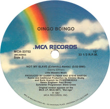 Load image into Gallery viewer, Oingo Boingo : Not My Slave (12", Single, Pin)