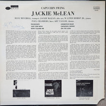 Load image into Gallery viewer, Jackie McLean : Capuchin Swing (LP, Album, RE)