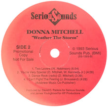 Load image into Gallery viewer, Donna Mitchell : Weather The Storm (LP, Album, Promo)