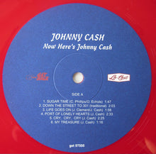 Load image into Gallery viewer, Johnny Cash : Now Here's Johnny Cash (LP, Album, RE, Red)