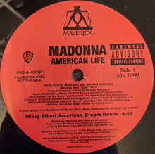 Load image into Gallery viewer, Madonna : American Life (American Dream Mixes) (12", Promo)