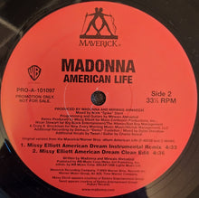 Load image into Gallery viewer, Madonna : American Life (American Dream Mixes) (12", Promo)