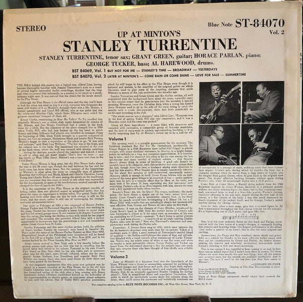 Buy Stanley Turrentine : Up At 