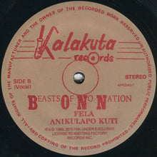 Load image into Gallery viewer, Fela Kuti & Egypt 80 : Beasts Of No Nation (LP, Album, RE)
