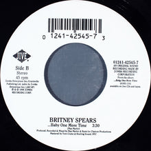Load image into Gallery viewer, Britney Spears : ...Baby One More Time (7")