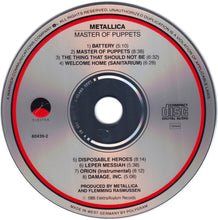 Load image into Gallery viewer, Metallica : Master Of Puppets (CD, Album)