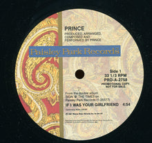 Load image into Gallery viewer, Prince : If I Was Your Girlfriend (12", Single, Promo)