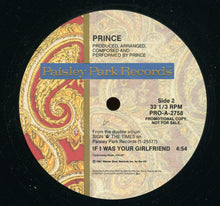 Load image into Gallery viewer, Prince : If I Was Your Girlfriend (12", Single, Promo)
