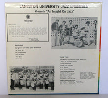 Load image into Gallery viewer, Langston University Jazz Ensemble : An Insight On Jazz (LP, Album)