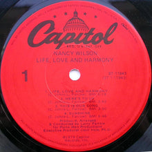 Load image into Gallery viewer, Nancy Wilson : Life, Love And Harmony (LP, Album)