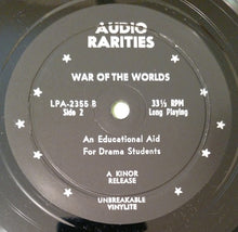 Load image into Gallery viewer, H.G. Wells : War Of The Worlds - Invasion From Mars (LP)