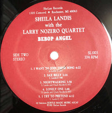 Load image into Gallery viewer, Sheila Landis With The Larry Nozero Quartet : Bebop Angel (LP, Album)