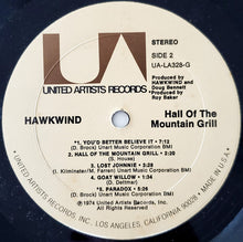 Load image into Gallery viewer, Hawkwind : Hall Of The Mountain Grill (LP, Album, Ter)